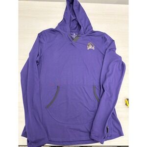 Colosseum ECU East Carolina Pirates Hoodie Women's L Purple Performance Pullover